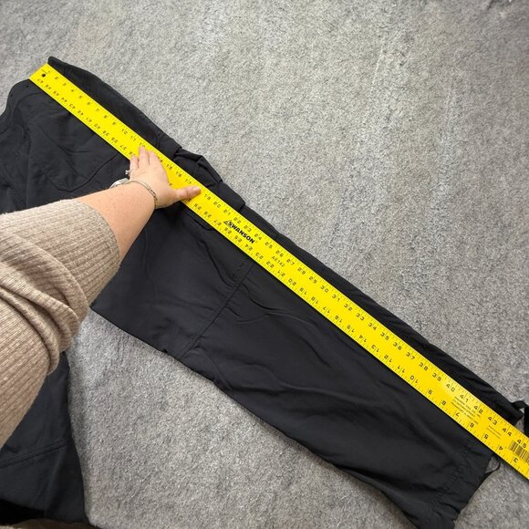 Under Armour Cargo Pants Men 40 x 32 Black Nylon Performance Adjustable Ankle - Picture 12 of 16